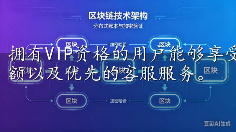 拥有VIP资格的用户能够享受更低的交易费用、更高的交易限额以及优先的客服服务。