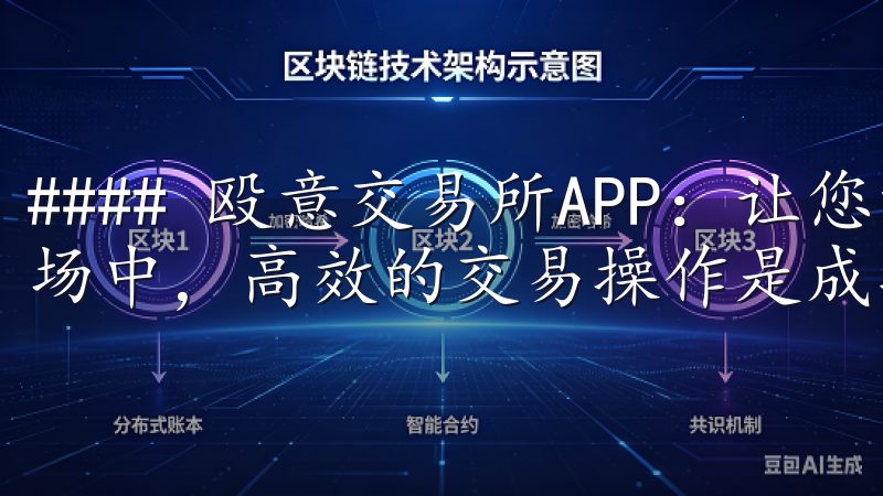 #### 殴意交易所APP：让您的投资更加高效 在投资市场中，高效的交易操作是成功的关键。