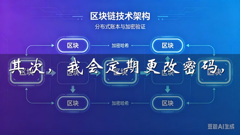 其次，我会定期更改密码，并使用强密码。