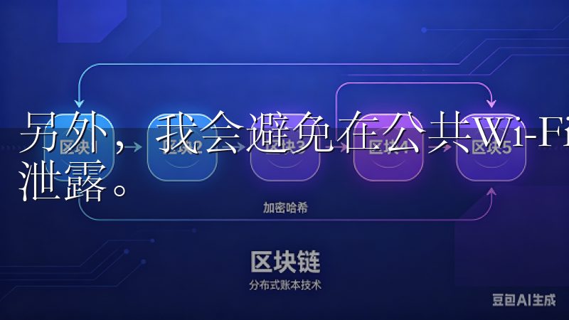 另外，我会避免在公共Wi-Fi环境下进行交易，以防止数据泄露。