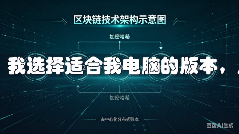 我选择适合我电脑的版本，点击下载并保存到桌面。