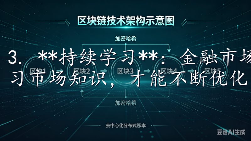 3. **持续学习**：金融市场变化多端，只有通过不断学习市场知识，才能不断优化自己的交易技巧。