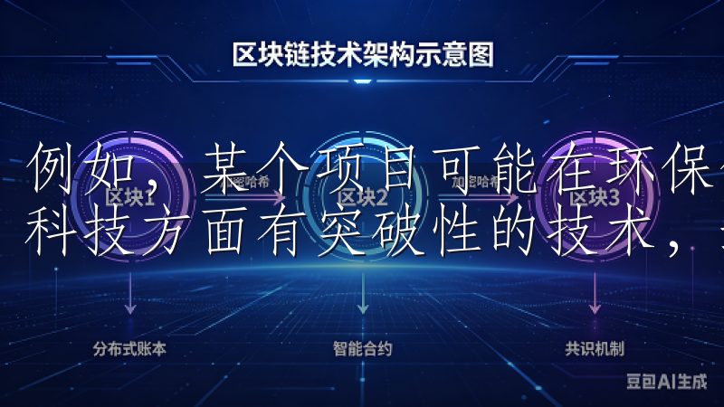 例如，某个项目可能在环保领域有独特的应用场景，或者在金融科技方面有突破性的技术，这些都是我会重点考察的方面。