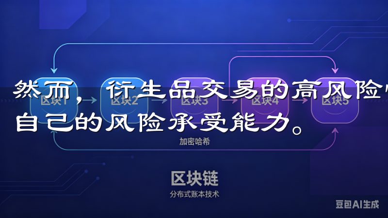 然而，衍生品交易的高风险性也不容忽视，投资者必须仔细评估自己的风险承受能力。