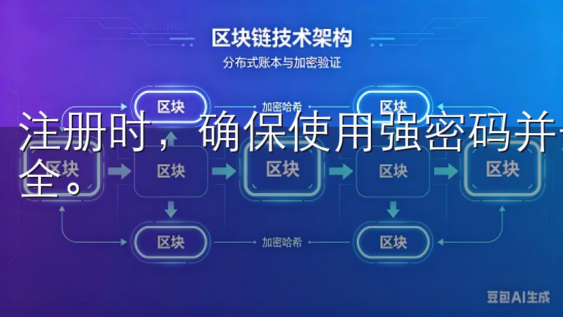 注册时，确保使用强密码并开启双因素认证，保护自己的账户安全。