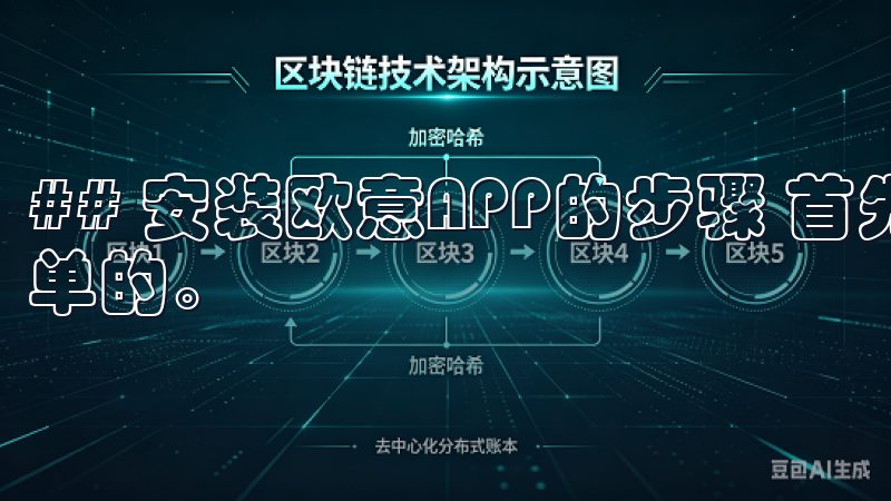 ## 安装欧意APP的步骤 首先，安装欧意APP是相当简单的。