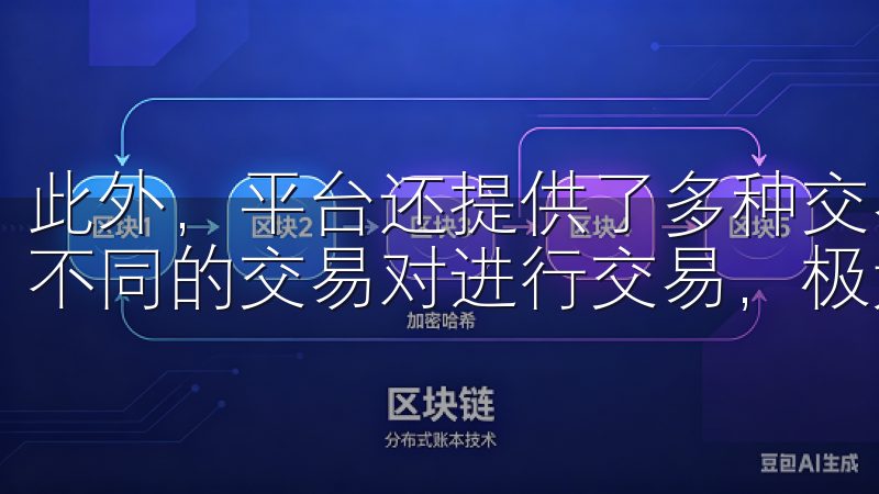 此外，平台还提供了多种交易对，用户可以根据自己的需求选择不同的交易对进行交易，极大地提高了交易的灵活性。