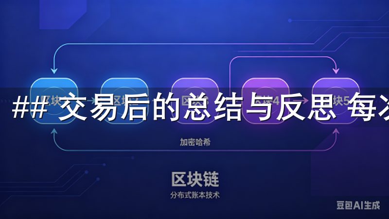 ## 交易后的总结与反思 每次交易后，都要进行总结。
