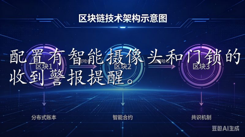 配置有智能摄像头和门锁的家庭，在遭遇突发情况时能够即时接收到警报提醒。
