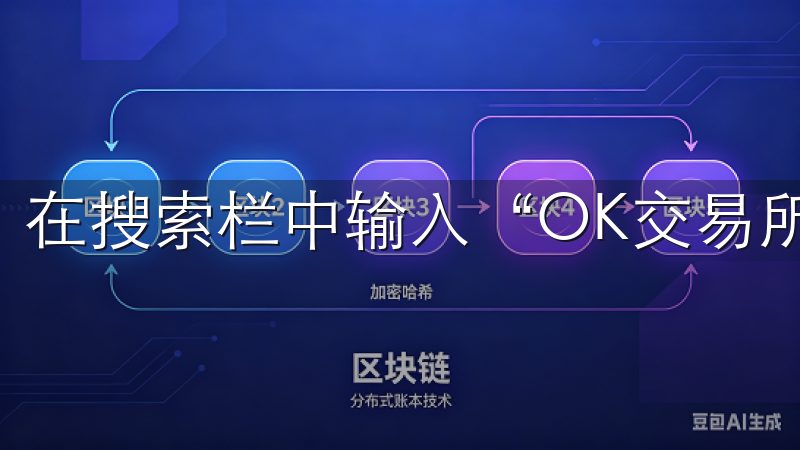 在搜索栏中输入“OK交易所”，点击搜索。
