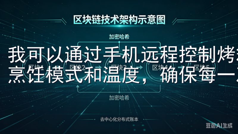 我可以通过手机远程控制烤箱、微波炉等厨房电器，设定不同的烹饪模式和温度，确保每一次烹饪都能达到最佳效果。