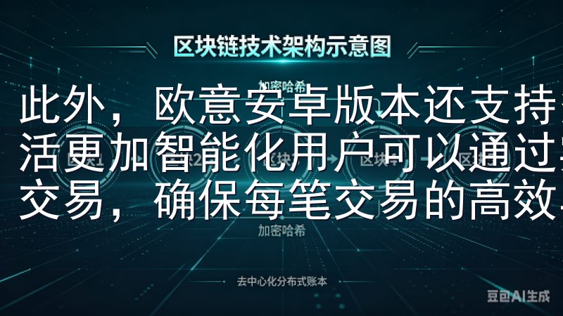 此外，欧意安卓版本还支持多种智能设备的联动，让我的家居生活更加智能化用户可以通过实时行情查看市场动态，享受低费率交易，确保每笔交易的高效与经济性。