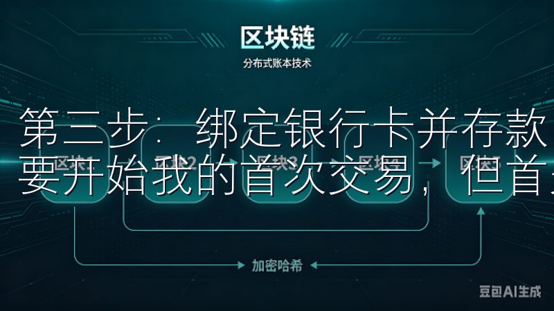 第三步：绑定银行卡并存款 完成身份验证后，我迫不及待地想要开始我的首次交易，但首先需要向账户存款。