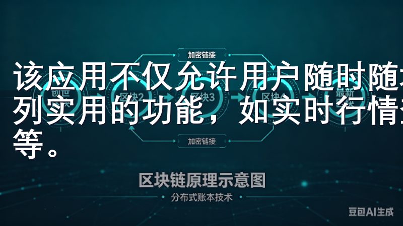 该应用不仅允许用户随时随地进行数字资产交易，还提供了一系列实用的功能，如实时行情查询、交易记录查看、风险管理工具等。