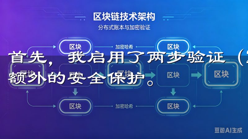 首先，我启用了两步验证（2FA），这为我的账户添加了一层额外的安全保护。