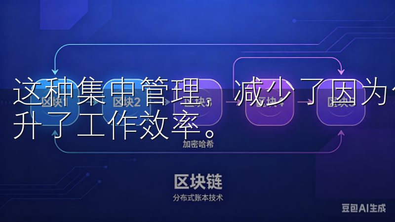 这种集中管理，减少了因为信息分散而造成的沟通成本，大大提升了工作效率。