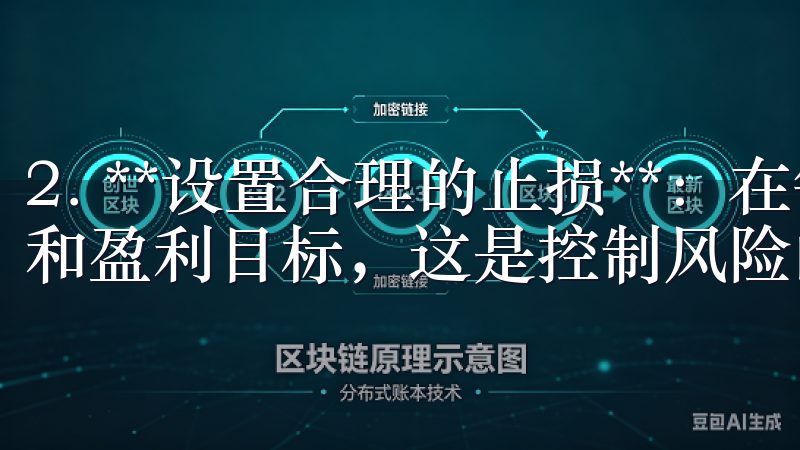 2. **设置合理的止损**：在每次交易前设定清晰的止损和盈利目标，这是控制风险的重要策略。