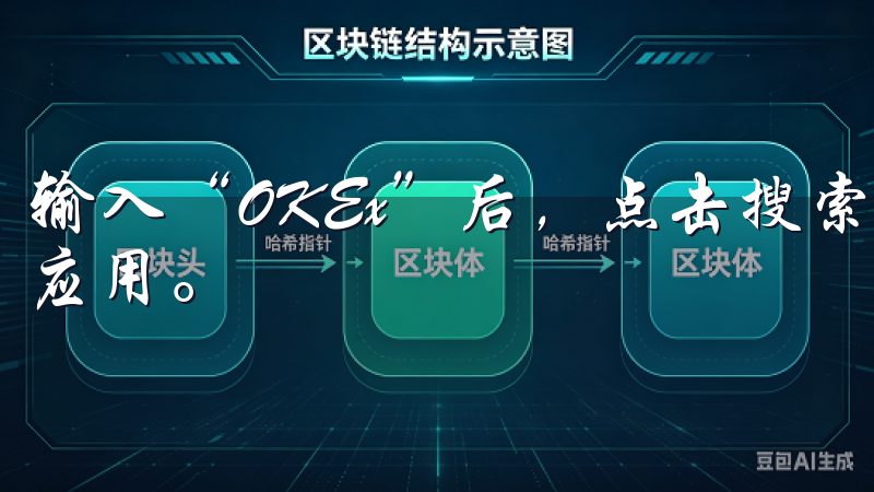 输入“OKEx”后，点击搜索，很快就能找到OKEx的官方应用。