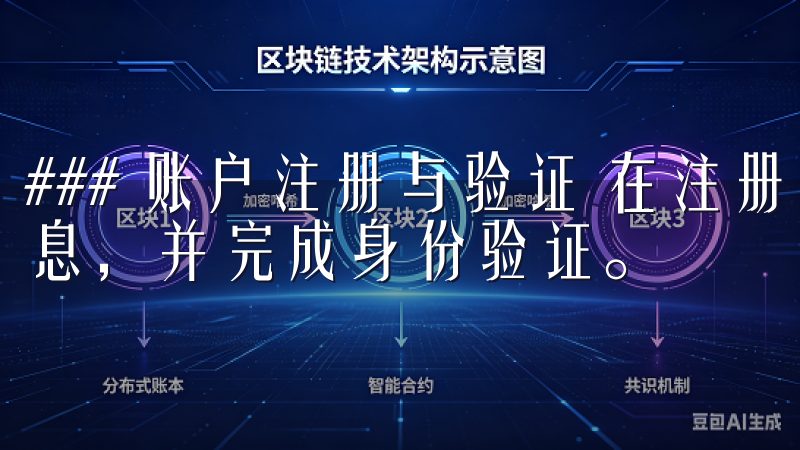 ### 账户注册与验证 在注册时，用户需要提供一些基本信息，并完成身份验证。