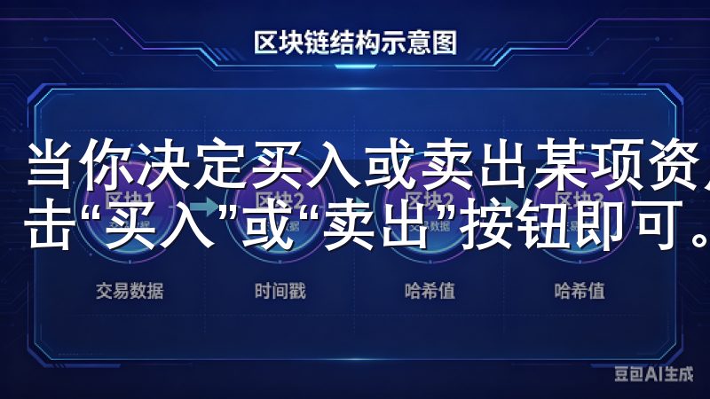 当你决定买入或卖出某项资产时，只需输入交易数量和价格，点击“买入”或“卖出”按钮即可。