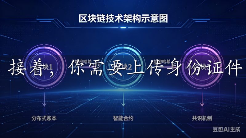 接着，你需要上传身份证件的扫描件或照片，以验证你的身份。