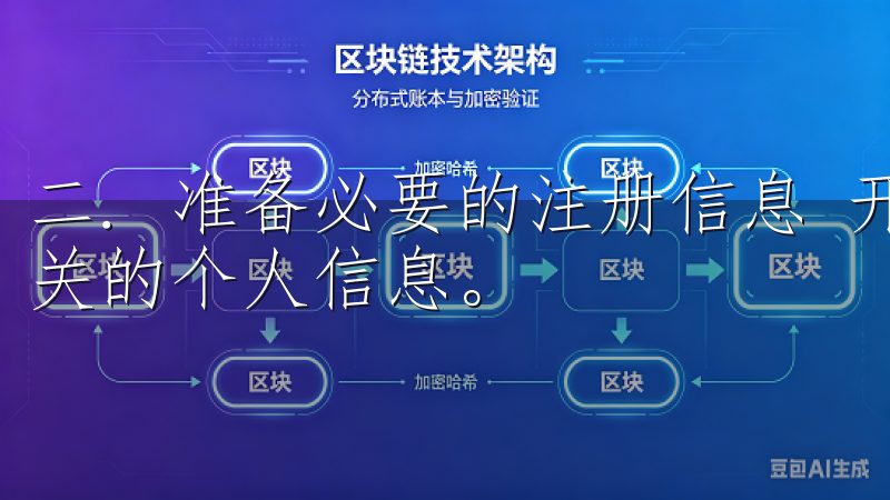 二. 准备必要的注册信息 开始注册之前，用户需要准备好相关的个人信息。